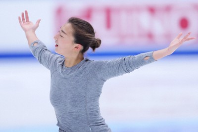 坂本花織「あ、やべ。張り切りすぎた」　GPファイナル前日練習