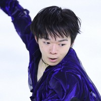 男子フリーで演技する鍵山優真＝ALSOKぐんまアイスアリーナで2024年1月7日、猪飼健史撮影