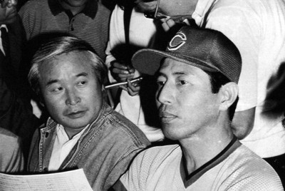 広島監督時代の阿南準郎さん＝1987年10月9日撮影