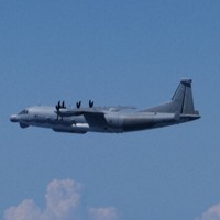 領空侵犯が確認された中国軍のY9情報収集機＝2024年8月26日（防衛省提供、トリミングしています）