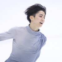 男子フリーで演技する中村俊介＝大阪府立臨海スポーツセンターで2024年9月29日、滝川大貴撮影