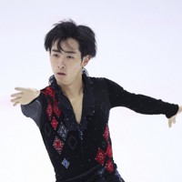 男子フリー1位の壷井達也の演技＝大阪府立臨海スポーツセンターで2024年9月29日、滝川大貴撮影