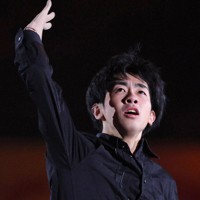 エキシビションで演技する壷井達也＝国立代々木競技場で2024年11月10日、猪飼健史撮影