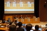 A Science Council of Japan general assembly discusses the report compiled by an expert panel to the Cabinet Office, in Minato Ward, Tokyo, on Dec. 22, 2024. (Mainichi/Yoshimi Nakamura)