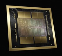 This photo shows a new graphic processing unit developed by U.S. chipmaker Nvidia Corp. (Photo courtesy of Nvidia Corp.)(Kyodo)