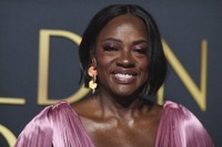 Viola Davis arrives at Golden Gala: An Evening of Excellence on Jan. 3, 2025, at the Beverly Hilton in Beverly Hills, Calif. (Photo by Richard Shotwell/Invision/AP)