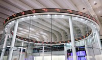 This file photo shows the Tokyo Stock Exchange. (Mainichi)