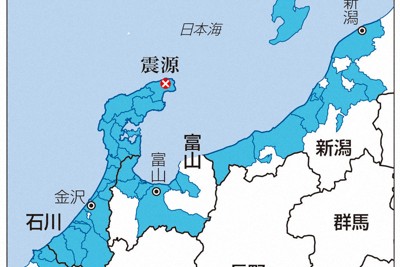 液状化が確認された34市町村＝共同