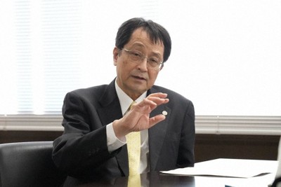 永田恭介・国立大学協会会長＝斎藤文太郎撮影