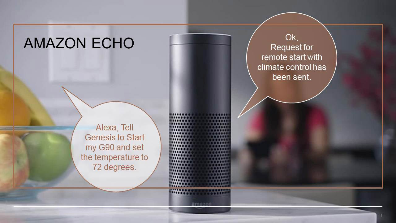 Amazon Echo and Genesis G90 integration