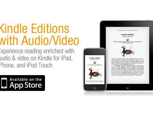 Amazon adds video and audio features to Kindle for iPad, iPhone and iPod touch