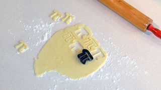 A 3D-printed custom cookie cutter