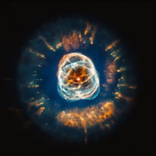 This image of planetary nebula NGC 2392 (whose previously racist nicknamed was removed by NASA) is depicted in this image from the Hubble Space Telescope, released July 11, 2013.