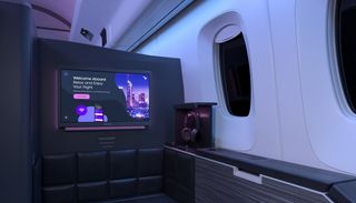 Panasonic Astrova in-flight TV