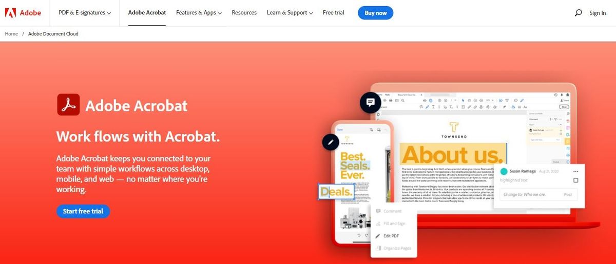 Adobe Acrobat DC Review Hero