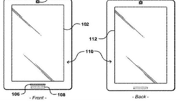 Two sided Kindle patent