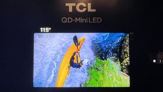 TCL X955 Max 115-inch at TCL event 