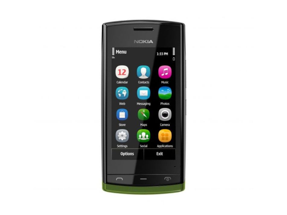 The new Nokia 500: fancy