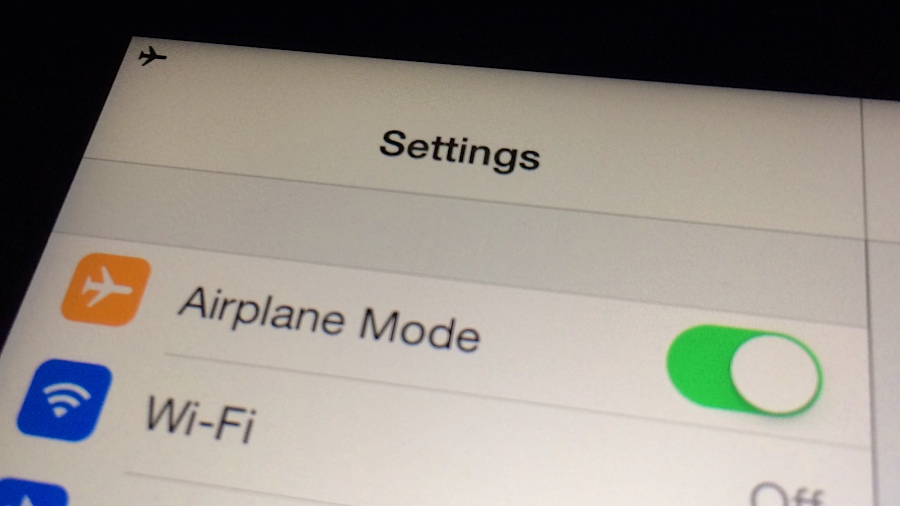 iPad airplane mode