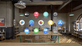 Apple Vision OS app screen