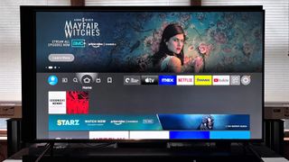 Amazon Fire TV Omni QLED home screen