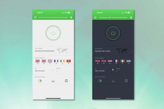 Private Internet Access iOS screenshots