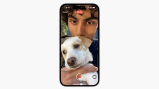 iOS 17 FaceTime messages press image