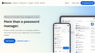 1Password website screenshot.