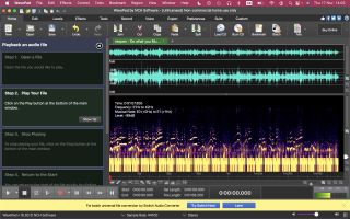 NCH Software WavePad audio editor in action