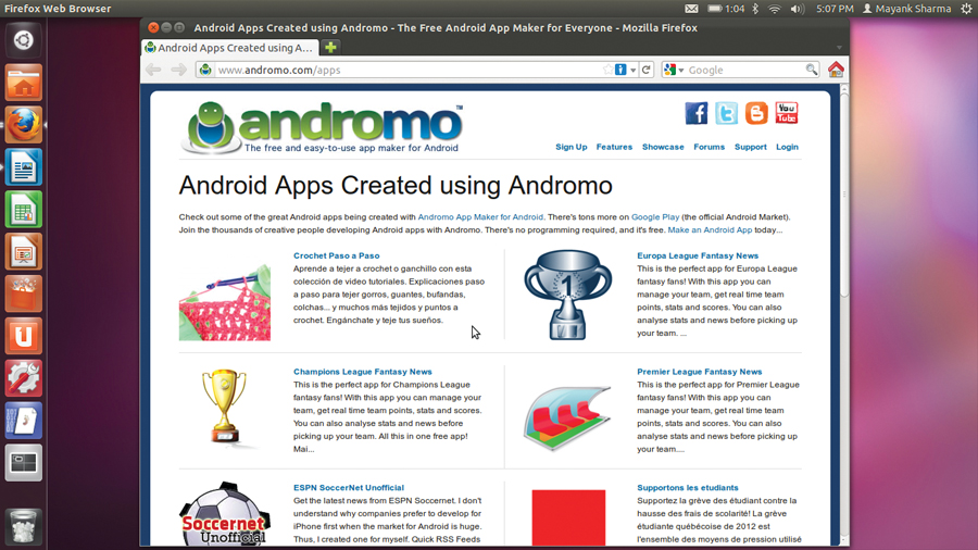 How to make Android apps with Andromo