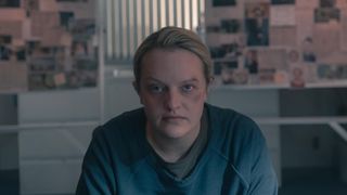 Elisabeth Moss in The Handmaids Tale, which is returning for season 5.