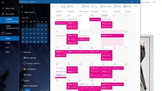 Windows 10 calendar app