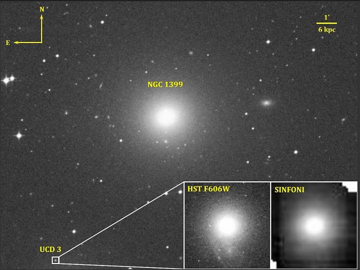 Giant elliptical galaxy NGC 1399