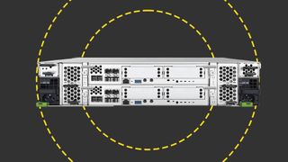 The Qsan XCubeNXT XN8126D on the ITPro background