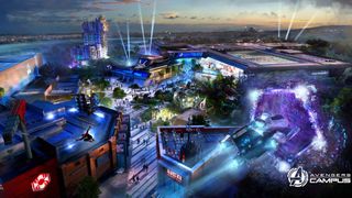 Marvel Avengers Campus Land Concept Art