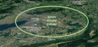 CERN announces plans to build a particle accelerator that&#039;s four times larger than the Large Hadron Collider.