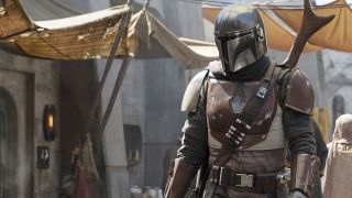 Star Wars timeline: A screenshot of Mando in the hit Disney Plus series, The Mandalorian.