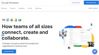 Website screenshot for Google Meet