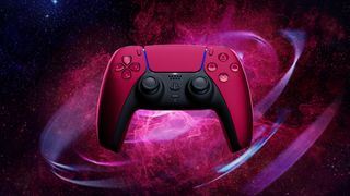 Der PS5 DualSense Controller in rot