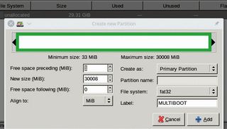 Use GParted or one of the command-line tools to prepare your flash drive. Giving the filesystem a label is important for booting some distros ISOs