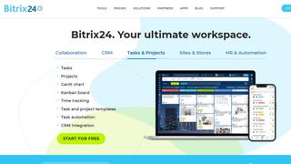 Website screenshot for Bitrix24