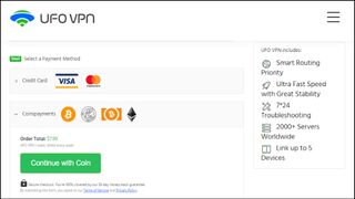 UFO VPN Payment Methods