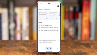 Google Gemini screens on Google Pixel 8 Pro