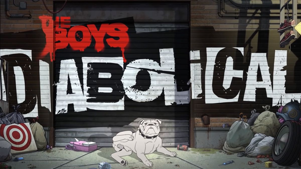 The title screen for Amazon Prime&#039;s The Boys: Diabolical animated TV show