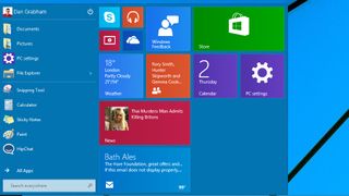 The new Start menu is here