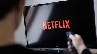 netflix op een tv