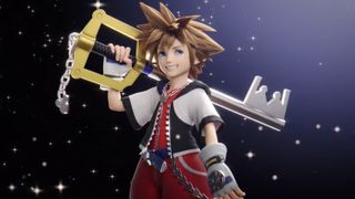 Sora from Kingdom Hearts holding key