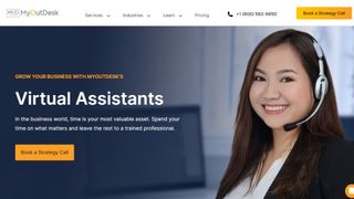 Website screenshot for MyOutDesk