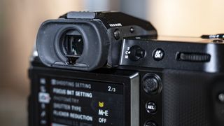 Fujifilm GFX100S II camera viewfinder