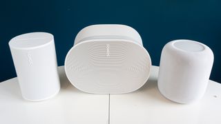 Sonos Era 300, homepod 2 en sonos era 100